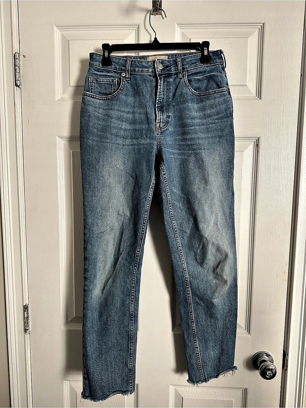 Everlane The Curvy Cheeky Jean Straight Leg Jeans in Blue